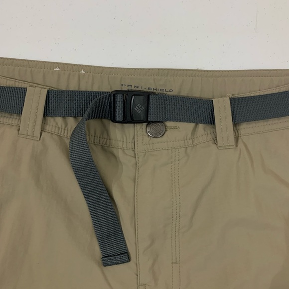 Columbia Hiking Pants Belt Velcro Pockets 38x30 - Picture 3 of 6